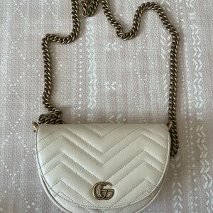 Gucci Marmont Matellase Chain Crossbody